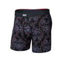 Saxx Saxx Men's Vibe Xtra Soft Comfort Boxer Brief Fly - Skull Brocade- Black Skull Brocade- Black S Mens Boxer Brief Underwear