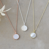 Glee Alluring Necklace - Mother Of Pearl