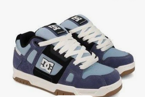 DC DC Men's Stag Shoes - Navy/Blue Navy/Blue 10 Mens Skate Shoes 6 to 18