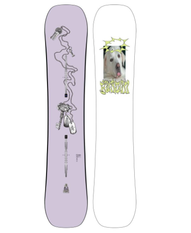 Burton Burton Men's Good Company Camber Snowboard Multi 135 Womens Snowboards