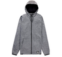 Burton Burton Mens Crown Weatherproof Full-Zip Fleece Jacket True Black Heat