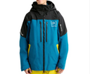 Burton Burton Men's [ak] Swash GORE‑TEX 2L Jacket -True Black/Blue True Black / Blue Teal / Atomic Yellow L Mens Gore-Tex Jackets