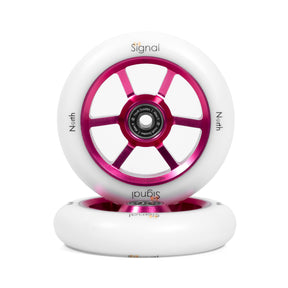 North Scooters North Signal Wheels V3 - 24mm - G6 Red / White PU