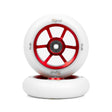 North Scooters North Signal Wheels V3 - 30mm - G6 Red / White PU 115x30mm Scooter Wheels
