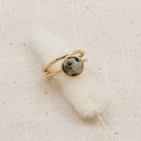 Glee Jewelry Glee Sophia Ring gold/coffee OS Jewelry