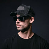 Spy Spy Bowery - Matte Black/ Happy Gray Polar Murdered Out Black Mens Sunglasses Lifestyle