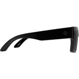 Spy Spy Bowery - Gloss Black/ Happy Gray Polar Murdered Out Black Mens Sunglasses Lifestyle