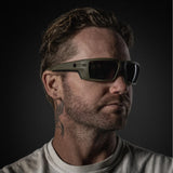 Spy Spy Rebar Men's Sunglasses - SE ANSI RX Matte Olive - Happy Gray Mens Sunglasses Lifestyle