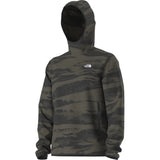 The North Face The North Face Men's Glacier Fleece Pullover Hoodie - Print New Taupe Green Edge of Light Print M Mens Pullover Hoodies