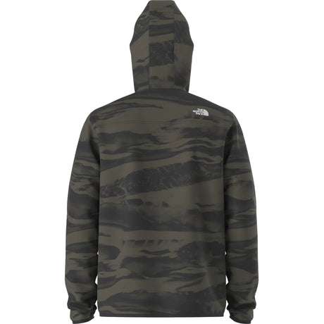 The North Face The North Face Men's Glacier Fleece Pullover Hoodie - Print New Taupe Green Edge of Light Print M Mens Pullover Hoodies