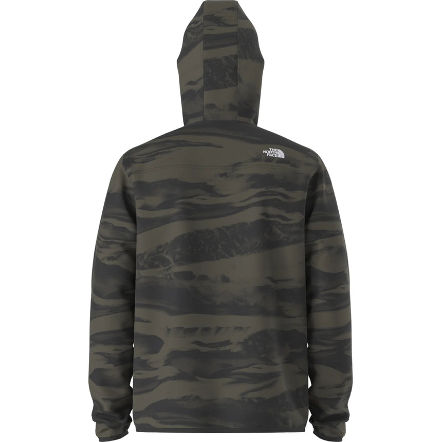 The North Face The North Face Men's Glacier Fleece Pullover Hoodie - Print New Taupe Green Edge of Light Print M Mens Pullover Hoodies