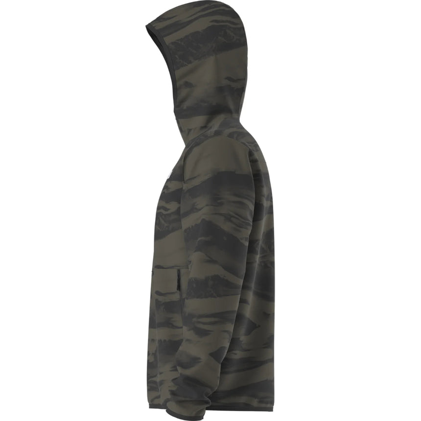 The North Face The North Face Men's Glacier Fleece Pullover Hoodie - Print New Taupe Green Edge of Light Print M Mens Pullover Hoodies