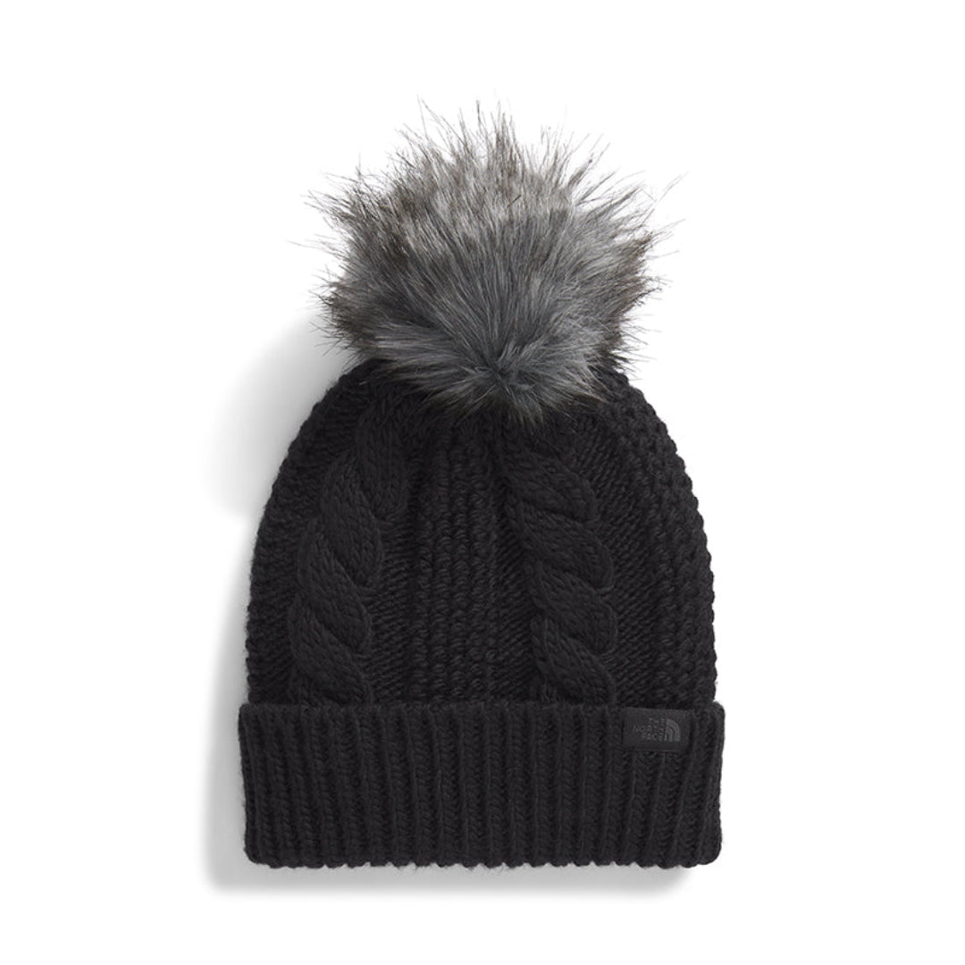 The North Face The North Face Women's Oh Mega Fur Pom Beanie Gardenia White OS Womens Toques