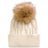 The North Face The North Face Women's Oh Mega Fur Pom Beanie Gardenia White OS Womens Toques