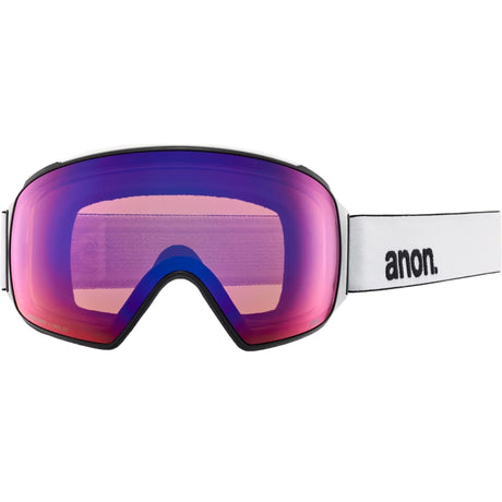 Anon Unisex M4 Goggles (Toric) + Bonus Lens + MFI® Face Mask - White/Perceive Sunny Onyx White/Perceive Sunny Onyx One Size Mens Goggles Complete