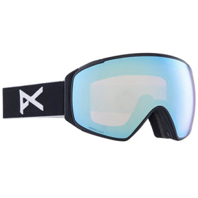 Anon Unisex M4S Goggles (Toric) + Bonus Lens + MFI® Face Mask - Black/Perceive Variable Blue Black/Perceive Variable Blue One Size Mens Goggles Complete