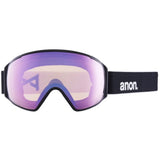 Anon Unisex M4S Goggles (Toric) + Bonus Lens + MFI® Face Mask - Black/Perceive Variable Blue Black/Perceive Variable Blue One Size Mens Goggles Complete