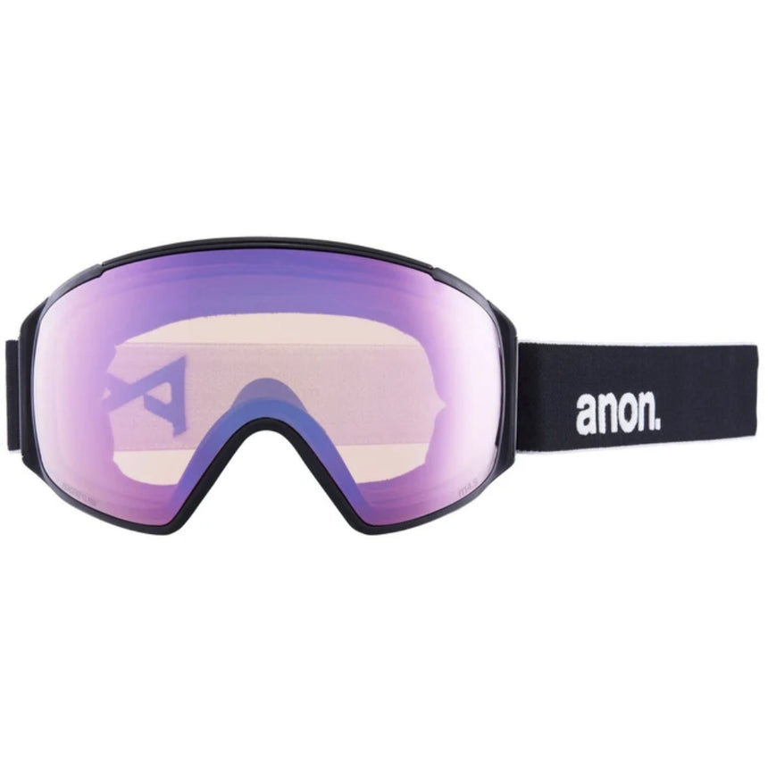 Anon Unisex M4S Goggles (Toric) + Bonus Lens + MFI® Face Mask - Black/Perceive Variable Blue Black/Perceive Variable Blue One Size Mens Goggles Complete