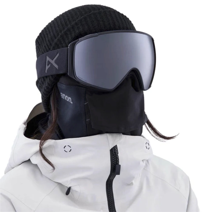 Anon Unisex M4S Goggles (Toric) + Bonus Lens + MFI® Face Mask - Smoke/Perceive Sunny Onyx Smoke/Perceive Sunny Onyx NA Mens Goggles Complete