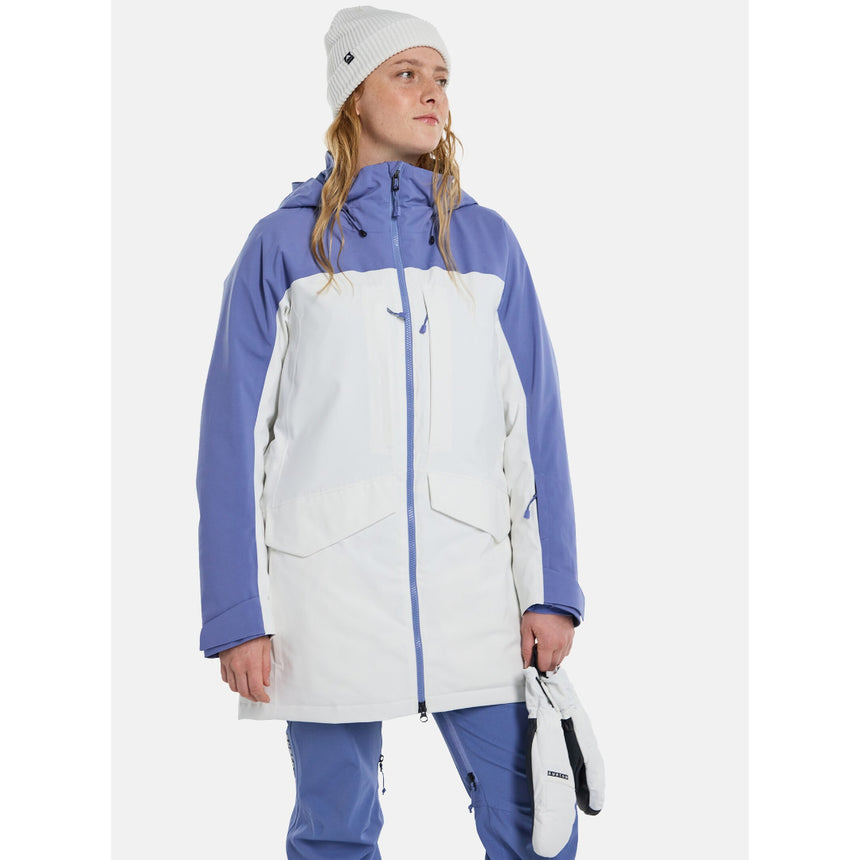 Burton Women's Prowess 2.0 2L Jacket - Slate Blue / Stout White