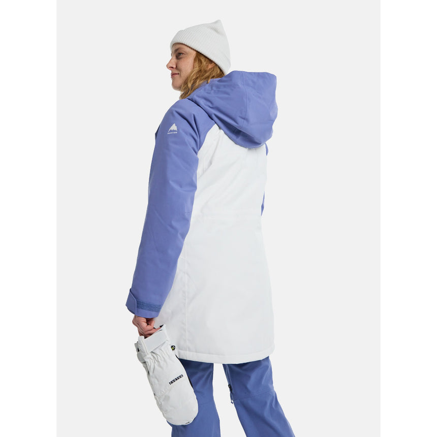 Burton Women's Prowess 2.0 2L Jacket - Slate Blue / Stout White