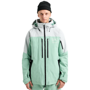 Burton Burton Men's [ak] Swash GORE TEX 2L Jacket - Gray Cloud / Soft Sage / True Black Gray Cloud / Soft Sage / True Black L Mens Gore-Tex Jackets