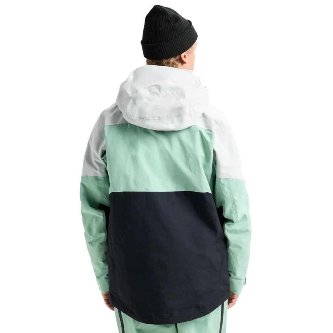 Burton Burton Men's [ak] Swash GORE TEX 2L Jacket - Gray Cloud / Soft Sage / True Black Gray Cloud / Soft Sage / True Black L Mens Gore-Tex Jackets