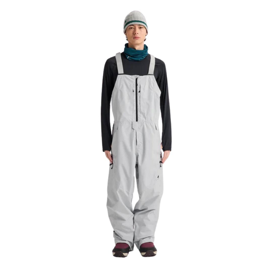 Burton Burton Men's Reserve GORE-TEX 2L Bib Pants - Gray Cloud Gray Cloud L Mens Snowboard Bib Pants