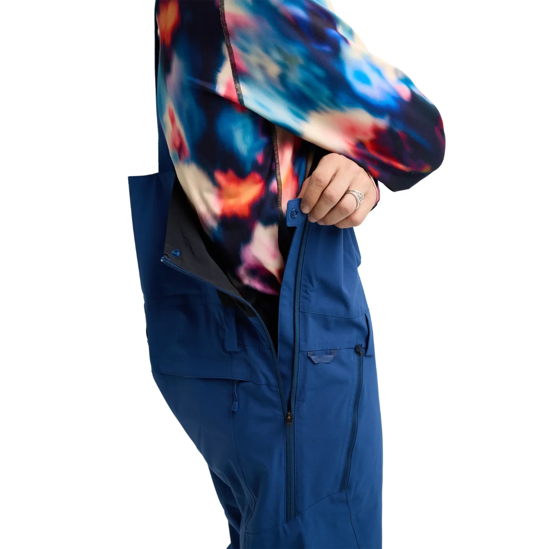Burton Burton Men's Reserve 2L Stretch Bib Pants - Nightfall Nightfall S Mens Snowboard Bib Pants