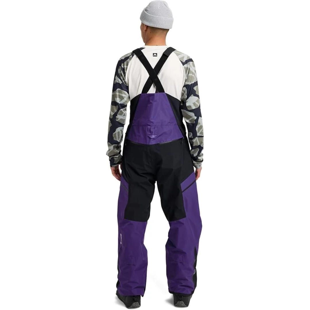 Burton Burton Men's Reserve GORE-TEX® 2L Bib Pants - Prism Violet/True Black Prism Violet/True Black XS Mens Snowboard Bib Pants