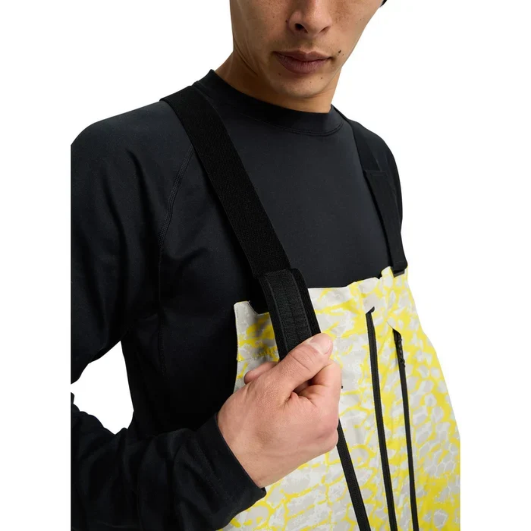 Burton Burton Men's [ak] Cyclic GORE-TEX 2L Bib Pants - Atomic Shatter Atomic Shatter S Mens Snowboard Bib Pants