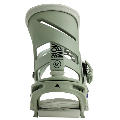 Burton Burton Men's Mission Re:Flex Snowboard Bindings - Talc Green Talc Green M Mens Snowboard Bindings