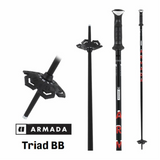 Armada Armada Unisex TRIAD BB Ski Poles Multi 100 Mens Ski Poles