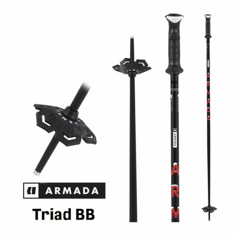 Armada Armada Unisex TRIAD BB Ski Poles Multi 100 Mens Ski Poles
