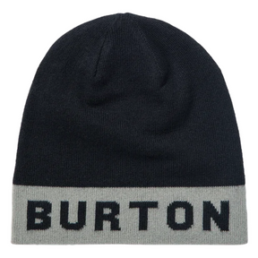 Burton Burton Recycled Billboard Beanie - Sharkskin/True Black Sharkskin/True Black 1SZ FITALL Mens Toques