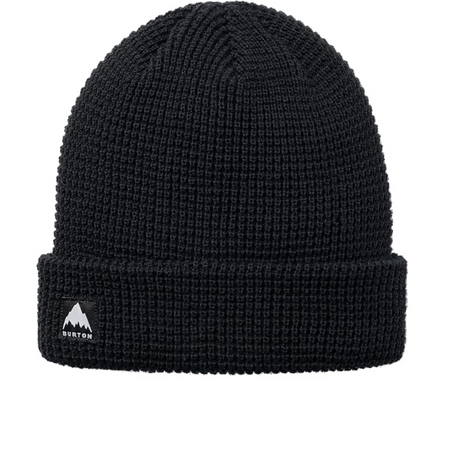 Burton Burton Recycled Waffle Beanie - True Black True Black 1SZ FITALL Mens Toques