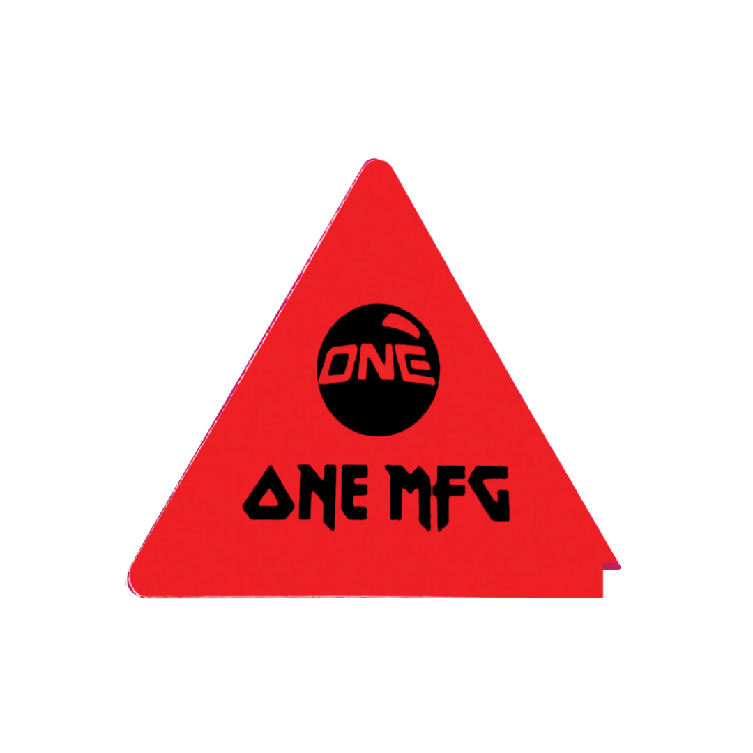 One Ball Jay One Ball Jay Maiden Triangle Scraper Red OS Snowboard Waxing Tools