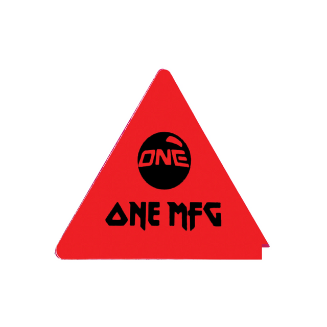One Ball Jay One Ball Jay Maiden Triangle Scraper Red OS Snowboard Waxing Tools