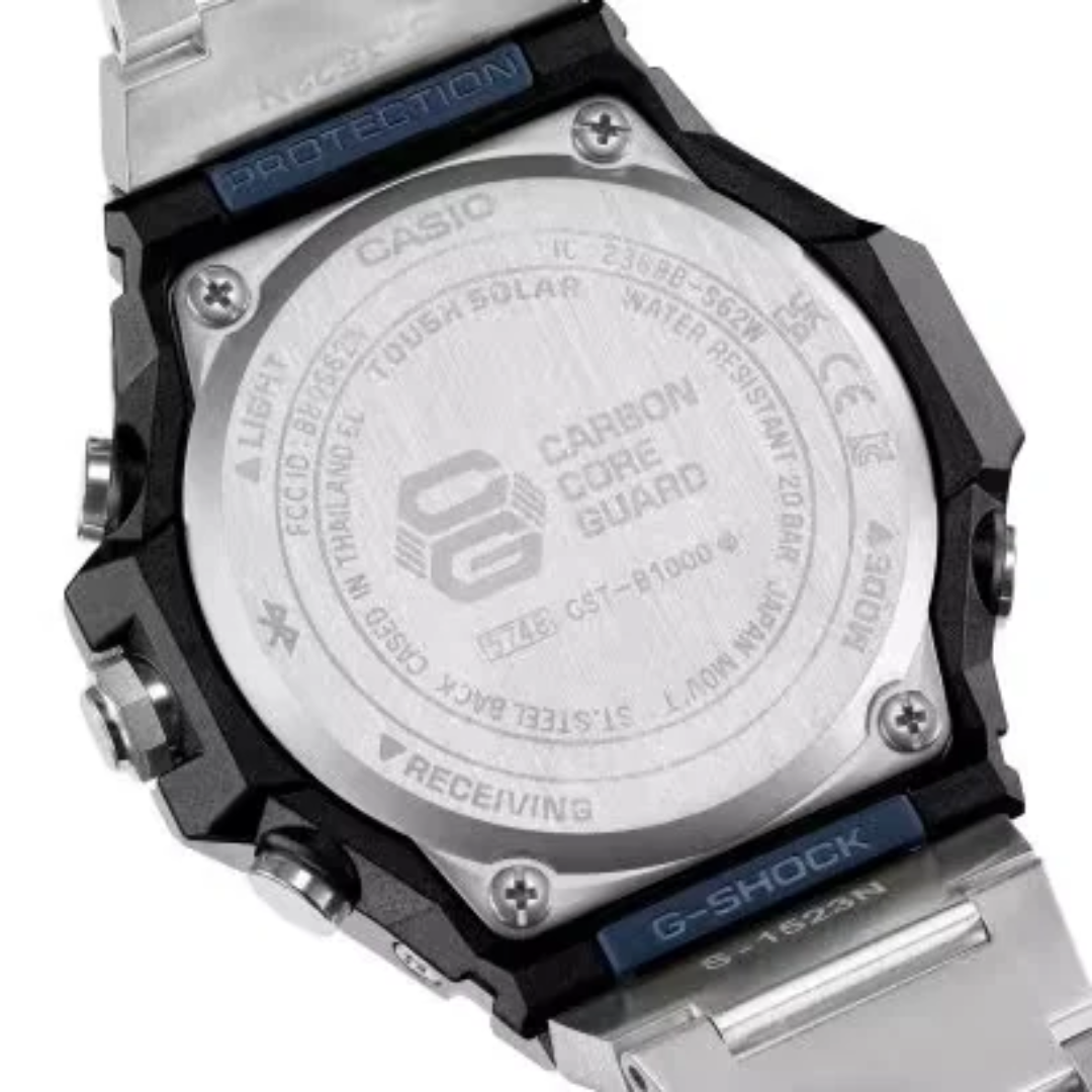 G Shock GST-B1000D-2A Watch Mens Analog Metal Band