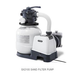 Intex Intex Krystal Clear™ Sand Filter Pump - 2100 GPH White OS Pool Accessories