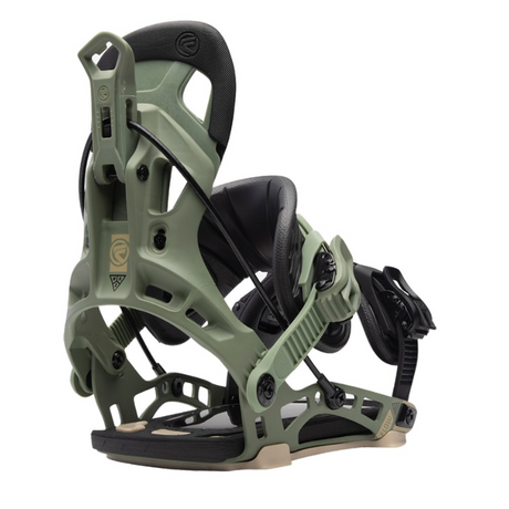 Flow Men's Fusion NX2 Snowboard Bindings- Olive