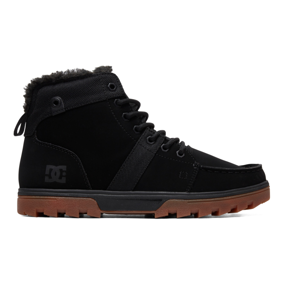 DC Men's Woodland Boots - Black/Gum