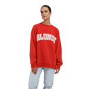 Brunette Brunette Blonde NYBF Crew Rose Blush XS/S Womens Long Sleeve Shirts