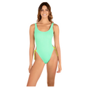 Hurley Women's Solid Scrunch Cheeky One Piece