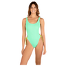 Hurley Women's Solid Scrunch Cheeky One Piece