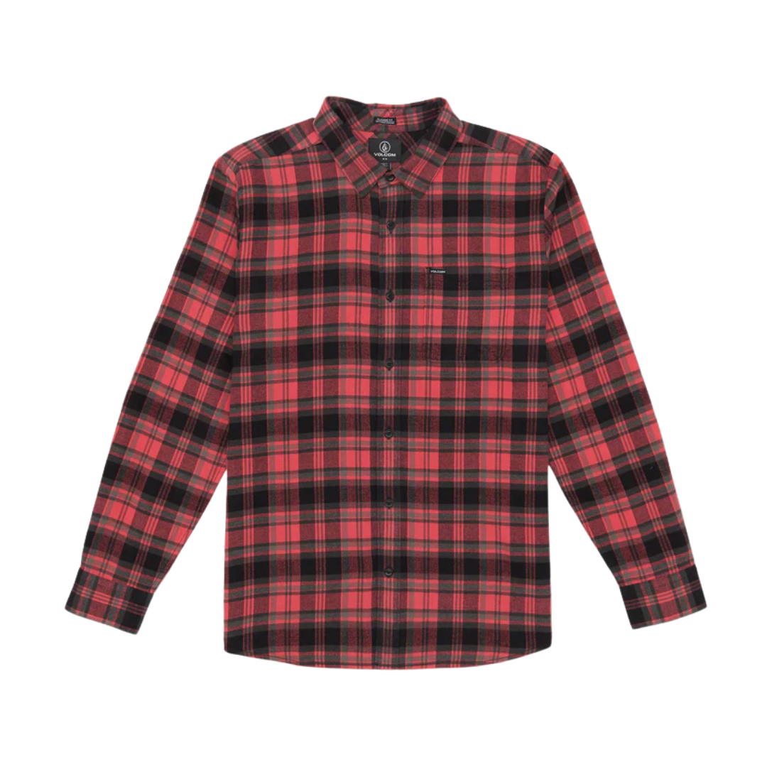 Volcom Men's Caden Plaid LS