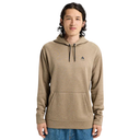 Burton Burton Mens Oak Pullover Hoodie Summit Taupe Heather M Mens Pullover Hoodies