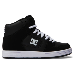 DC DC Youth Manteca 4 Hi Shoes - Black/Black/White Black/Black/White 12.5 Youth Boys Skate Shoes 5T to 13T and 1 to 7 US Size