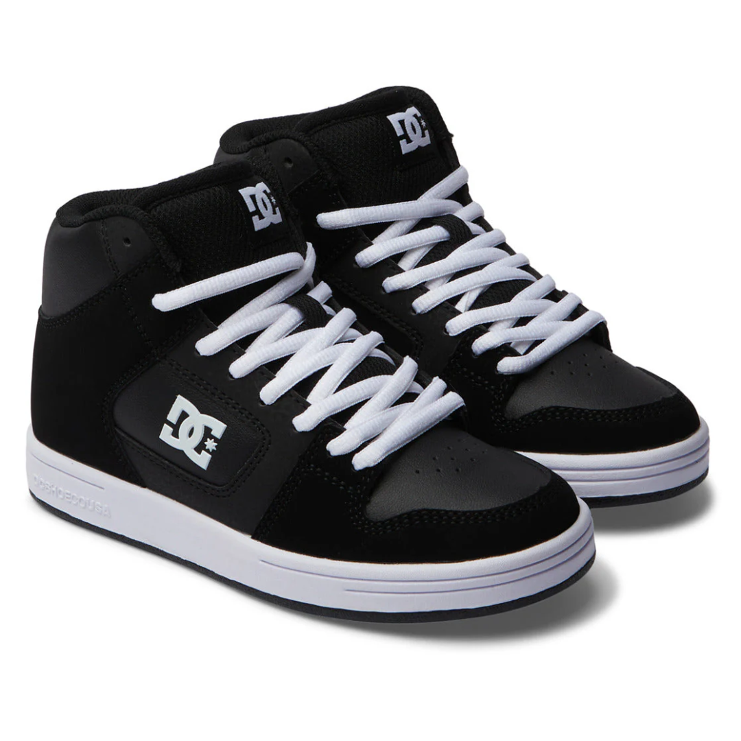 DC Youth Manteca 4 Hi Shoes - Black/Black/White