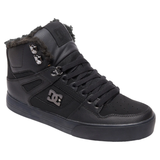 DC Men's Pure High-Top WC WNT Shoes - Black/Black/Black